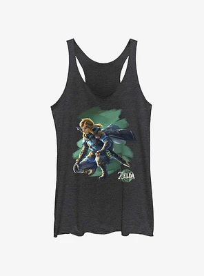 The Legend Of Zelda Tears Kingdom Crouch Link Girls Tank