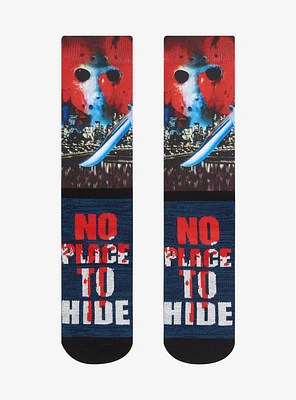 Friday The 13th No Place To Hide Crew Socks