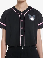 Kuromi Girls Crop Baseball Jersey