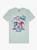 Sonic The Hedgehog Team Pastel T-Shirt