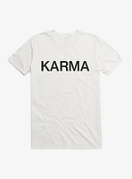 Karma Text T-Shirt