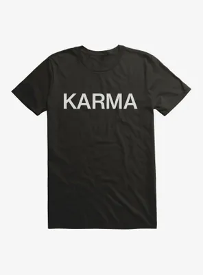 Karma Text T-Shirt
