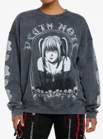 Death Note Misa Metallic Dark Wash Girls Sweatshirt