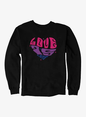 Pride Love Is Bisexual Colors Sweatshirt