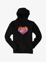 Pride Born This Way Lesbian Heart Hoodie