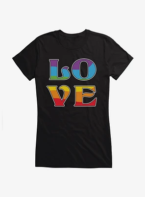 Pride Love Rainbow Girls T-Shirt