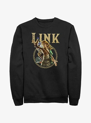 The Legend Of Zelda Tears Kingdom Link Badge Sweatshirt