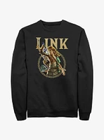 The Legend Of Zelda Tears Kingdom Link Badge Sweatshirt