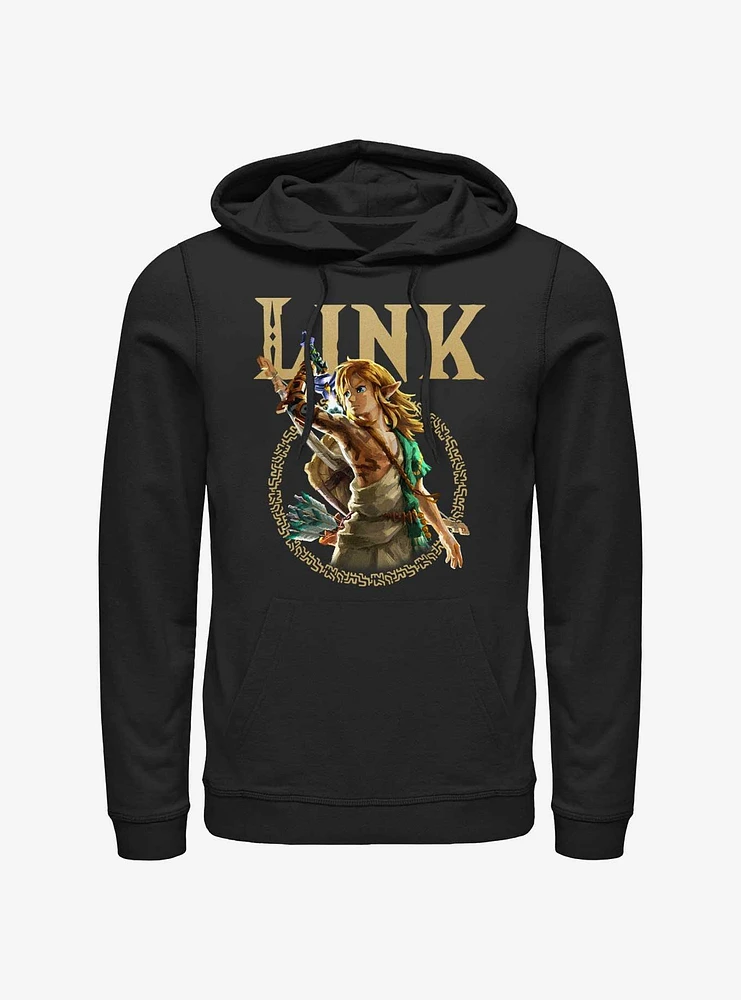 The Legend Of Zelda Tears Kingdom Link Badge Hoodie