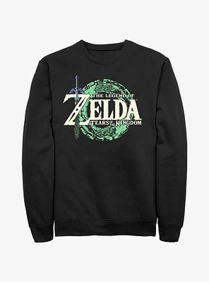 The Legend Of Zelda Tears Kingdom Logo Sweatshirt