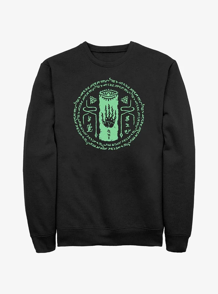 The Legend Of Zelda Tears Kingdom Glowing Shrine Rune Sweatshirt