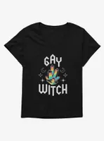 Pride Rainbow Crystals Womens T-Shirt Plus