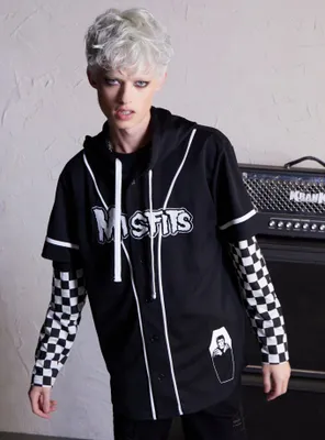Misfits X Social Collision Logo Hooded Jersey Hot Topic Exclusive