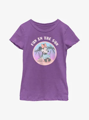 Disney Minnie Mouse Fun The Sun Youth Girls T-Shirt