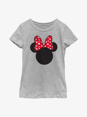 Disney Minnie Mouse Maple Leaf Ears Youth Girls T-Shirt