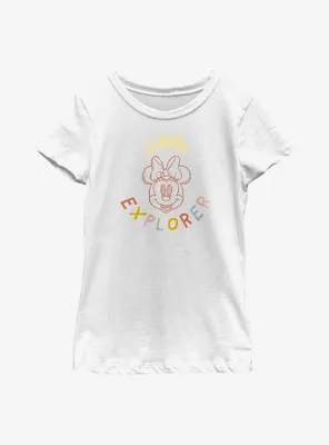 Disney Minnie Mouse Little Explorer Youth Girls T-Shirt