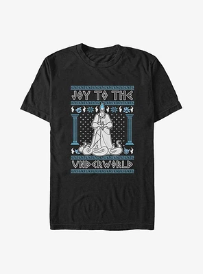 Disney Villains Hades Joy To The Underworld Ugly Christmas Big & Tall T-Shirt