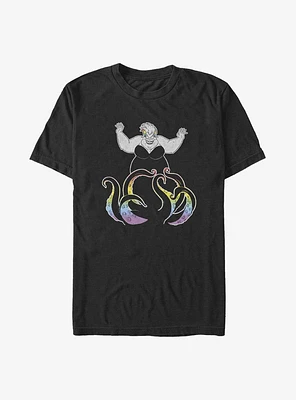 Disney The Little Mermaid Ursula Rainbow Tentacles Big & Tall T-Shirt