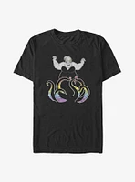 Disney The Little Mermaid Ursula Rainbow Tentacles Big & Tall T-Shirt