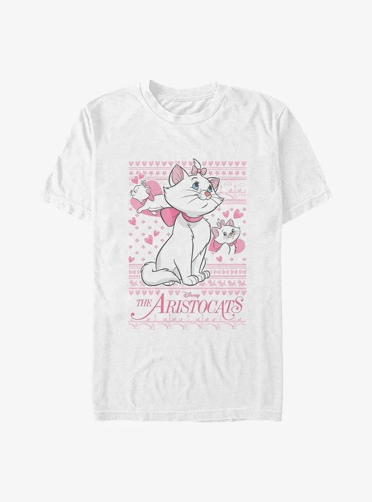 Disney The AristoCats Marie Heart Sweater Big & Tall T-Shirt