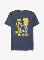 Beavis and Butt-Head T.P. For My Bung Hole Big & Tall T-Shirt