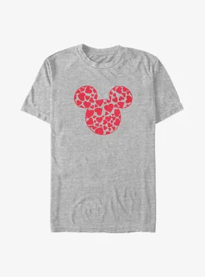 Disney Mickey Mouse Hearts Fill Big & Tall T-Shirt
