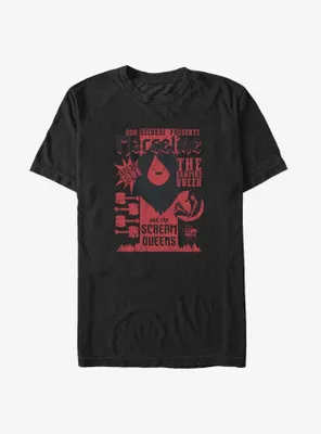 Adventure Time Marceline and the Scream Queens Stakes Tour Poster Big & Tall T-Shirt
