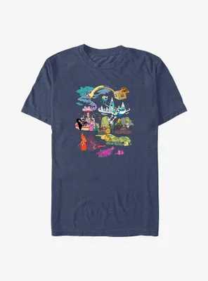 Adventure Time Land Of Ooo Big & Tall T-Shirt