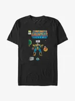 Marvel Avengers Thanos Comic Cover Big & Tall T-Shirt