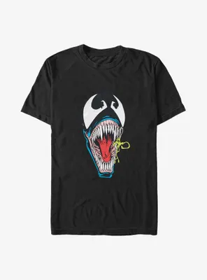 Marvel Spider-Man Retro Venom Face Big & Tall T-Shirt