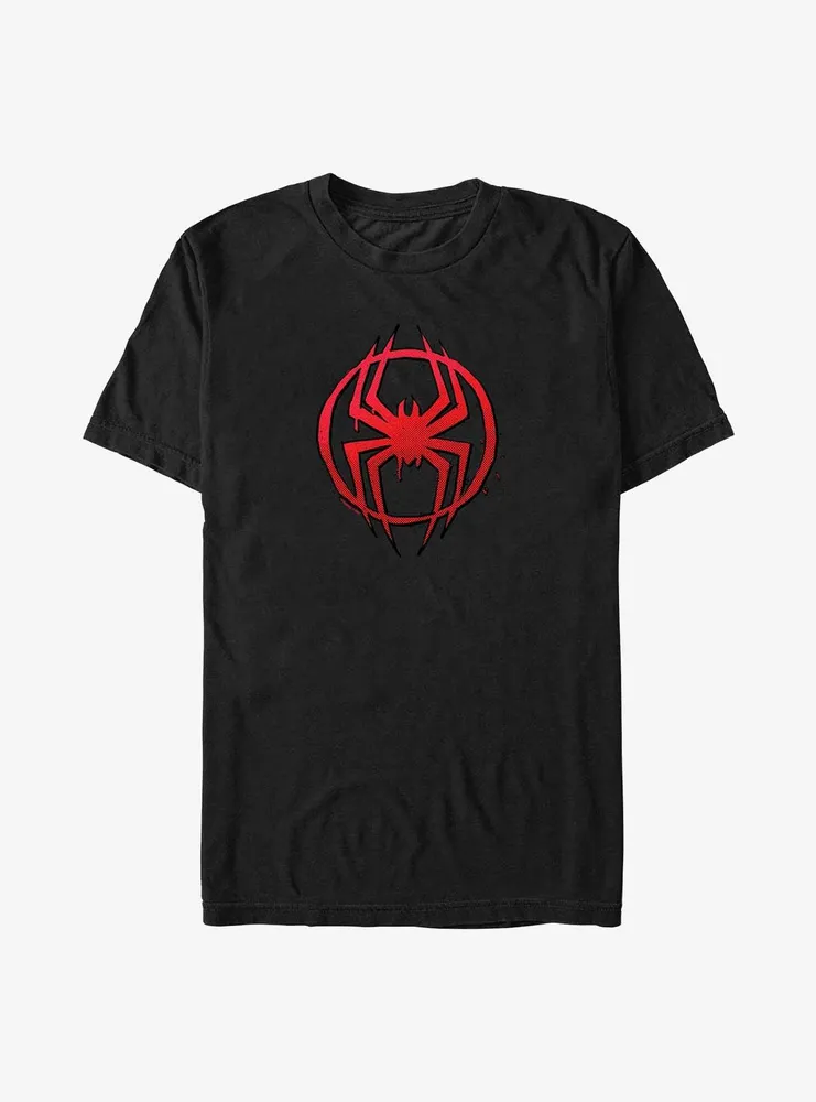 Marvel Spider-Man: Across The Spider-Verse Miles Spider Icon Big & Tall T-Shirt