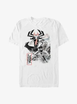 Samurai Jack Watercolor Scene Big & Tall T-Shirt