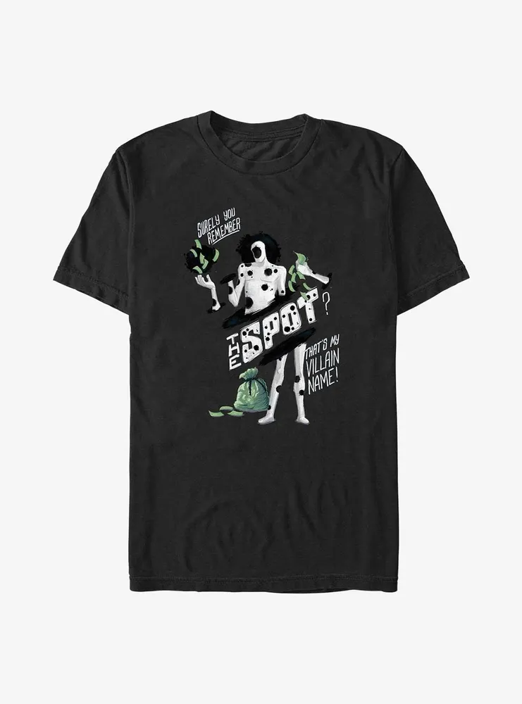 Marvel Spider-Man: Across The Spider-Verse Spot Villain Big & Tall T-Shirt