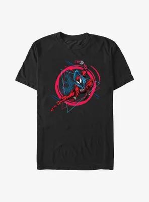 Marvel Spider-Man: Across The Spider-Verse Scarlet Spider Badge Big & Tall T-Shirt