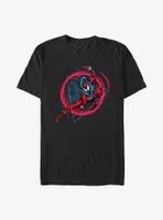 Marvel Spider-Man: Across The Spider-Verse Scarlet Spider Badge Big & Tall T-Shirt