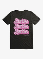 Barbie The Movie Text Stack T-Shirt