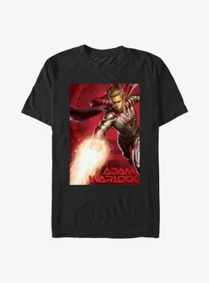 Marvel Guardians of the Galaxy Vol. 3 Adam Warlock Poster Big & Tall T-Shirt