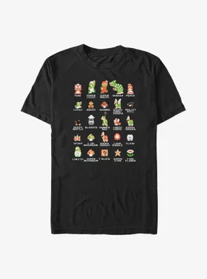 Nintendo Pixel Cast Big & Tall T-Shirt