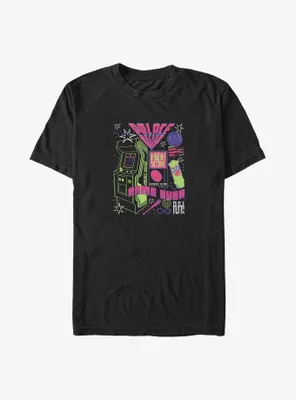 Stranger Things Neon Arcade Big & Tall T-Shirt