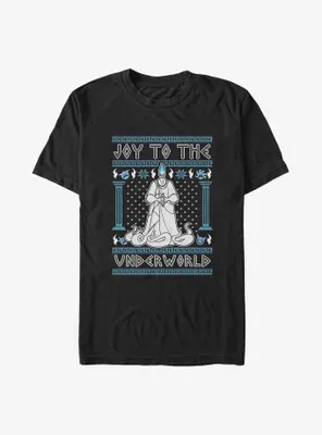 Disney Villains Hades Joy To The Underworld Ugly Christmas Big & Tall T-Shirt