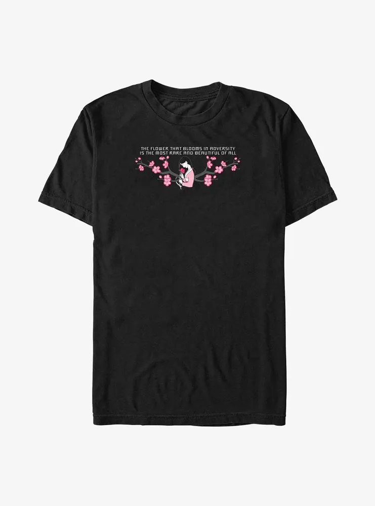 Disney Mulan A Flower That Blooms Adversity Big & Tall T-Shirt