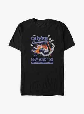 Disney Oliver & Company And Dodger Piano Big Tall T-Shirt