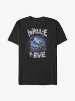 Disney Pixar Wall-E Airbrush And Eve Big & Tall T-Shirt