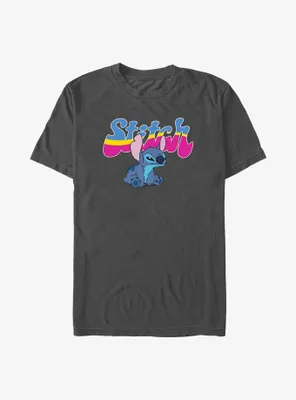 Disney Lilo & Stitch Retro Font T-Shirt