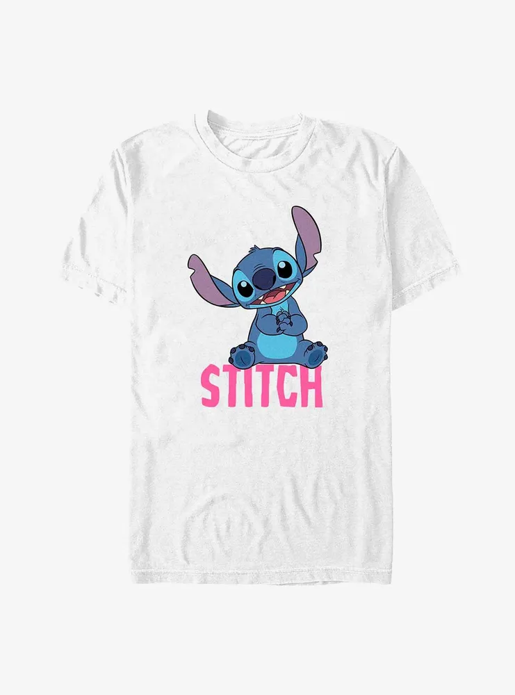 Disney Lilo & Stitch Sitting Name T-Shirt