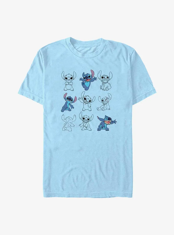 Disney Lilo & Stitch Multi Poses T-Shirt