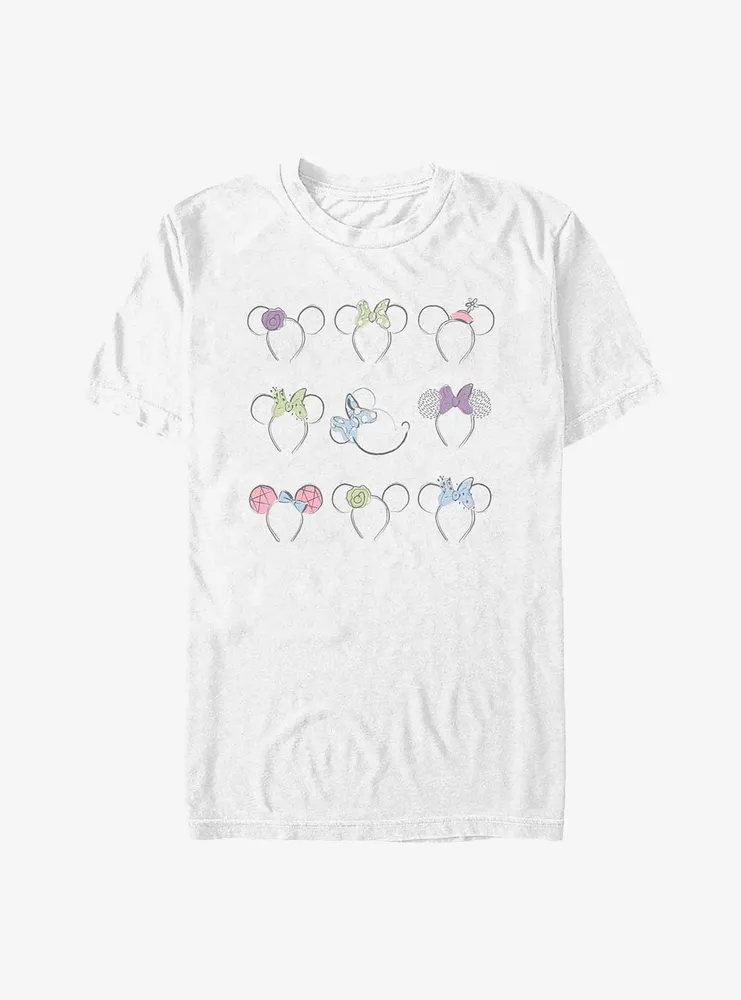 Disney Minnie Mouse Ears Grid T-Shirt