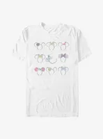 Disney Minnie Mouse Ears Grid T-Shirt