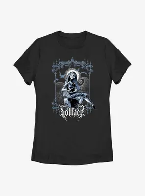 Disney The Nightmare Before Christmas Sally Dollface Goth Womens T-Shirt