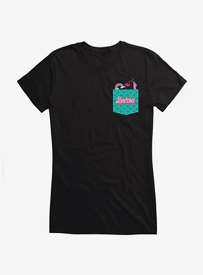 Barbie The Movie Pocket Graphic Girls T-Shirt